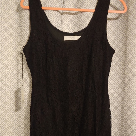 Never Worn Ali & Jay Stretch Blk Lace Dress - Picture 1 of 7